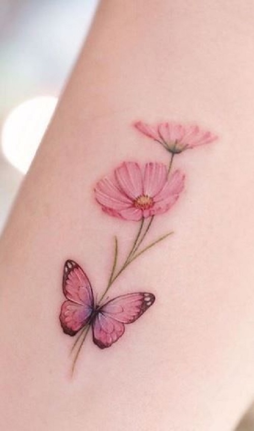 Discover delicate beauty with Pink Tattoos. Explore a gallery of pretty pink ink designs, from subtle floral to bold patterns.