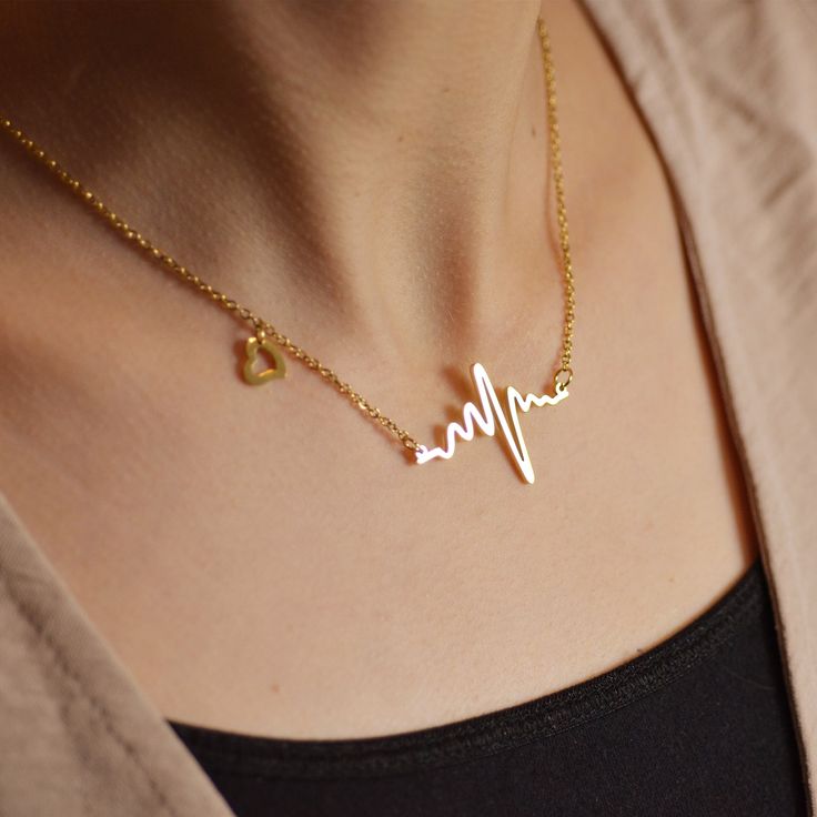 Capture the essence of love and connection with our heartfelt heartbeat necklace. Engraved or embossed with a delicate pulsating design, this exquisite piece symbolizes the unbreakable bond between two souls.