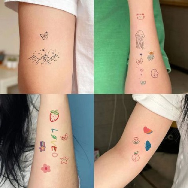 Learn what a sticker tattoo is