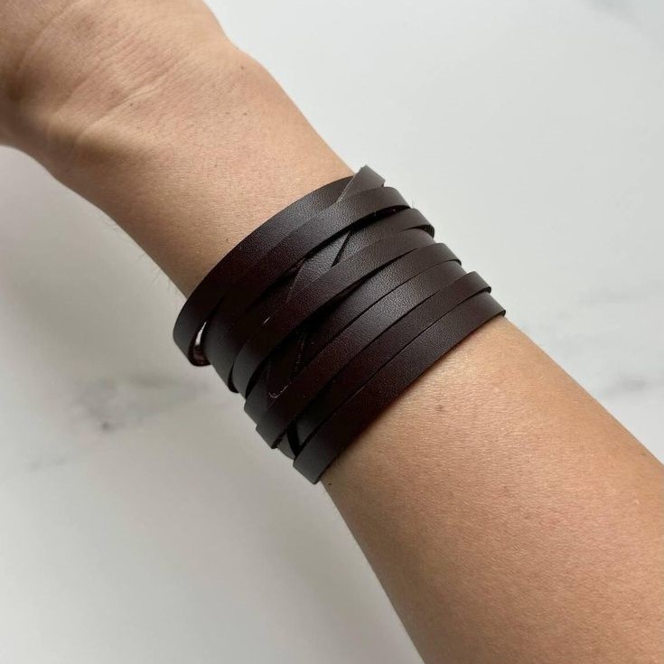 leather wrap bracelet